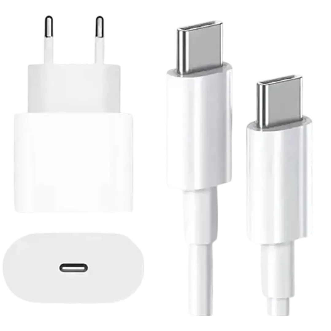 Cargador USB C 35W Carga Rápida Compatible iPhone 15 y 16