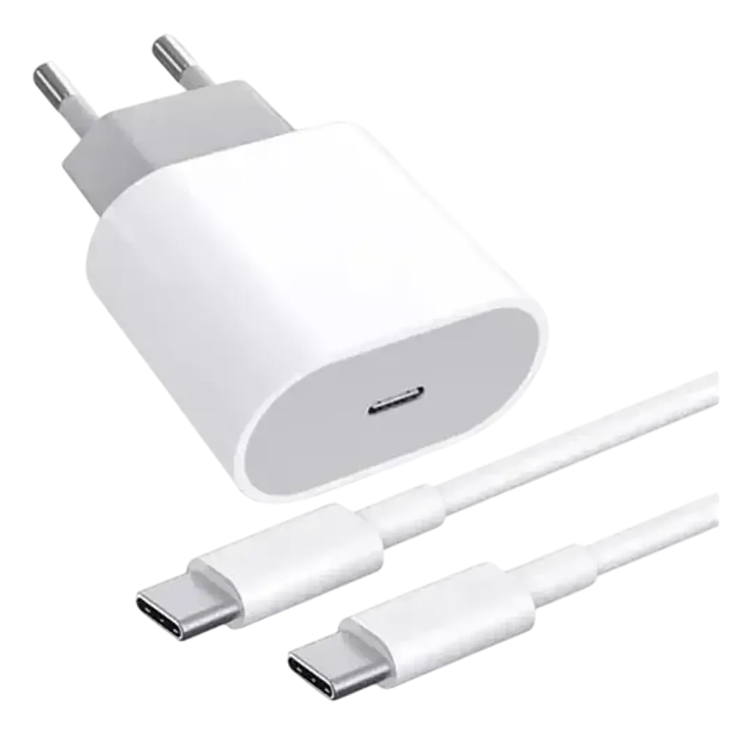 Cargador USB C 35W Carga Rápida Compatible iPhone 15 y 16