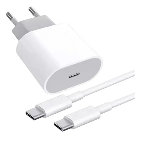 Cargador USB C 35W Carga Rápida Compatible iPhone 15 y 16