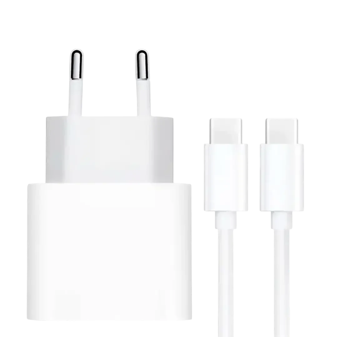 Cargador USB C 35W Carga Rápida Compatible iPhone 15 y 16