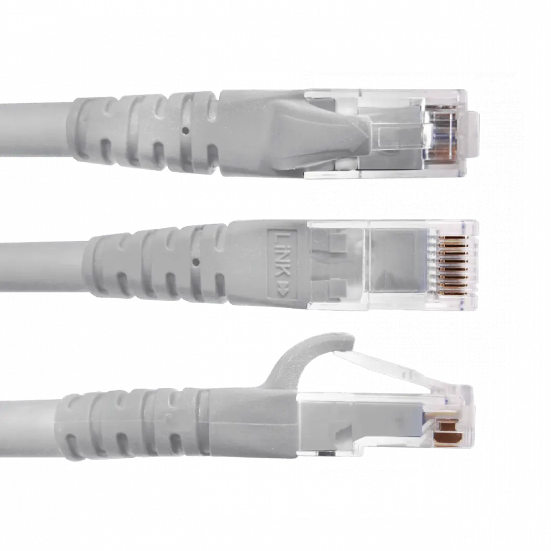 Pack 4 Cables Patch Cat6 Linkmade 30cm Gris LSZH