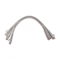 Pack 4 Cables Patch Cat6 Linkmade 30cm Gris LSZH imagen 1