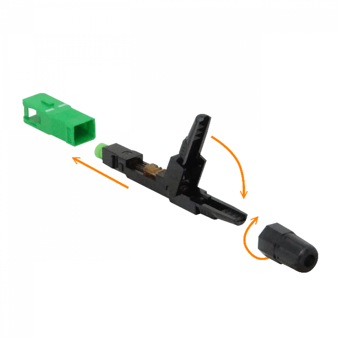 Conectores Rápidos SC/APC Monomodo G657A SX (10u)