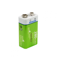 Pila/Batería Philco 9V 280mAh Recargable Ni-MH imagen 1