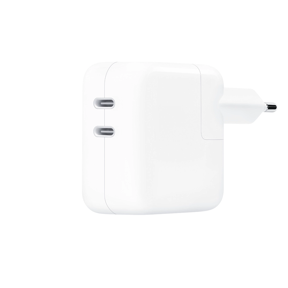 Adaptador de corriente de 35 W con dos puertos USB-C Apple Original