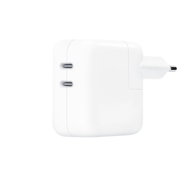 Adaptador de corriente de 35 W con dos puertos USB-C Apple Original