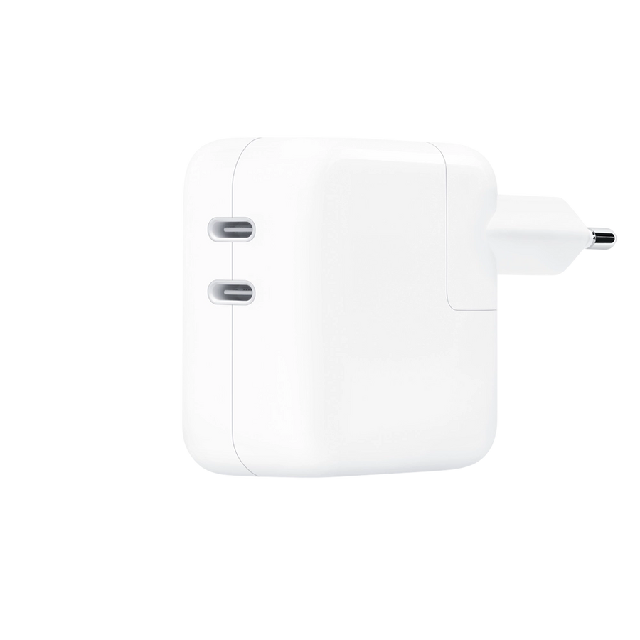 Adaptador de corriente de 35 W con dos puertos USB-C Apple Original