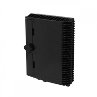 BOX-16N – Caja NAP de fibra óptica IP65 con llave (16 salidas, negra) Req Coplas imagen 1