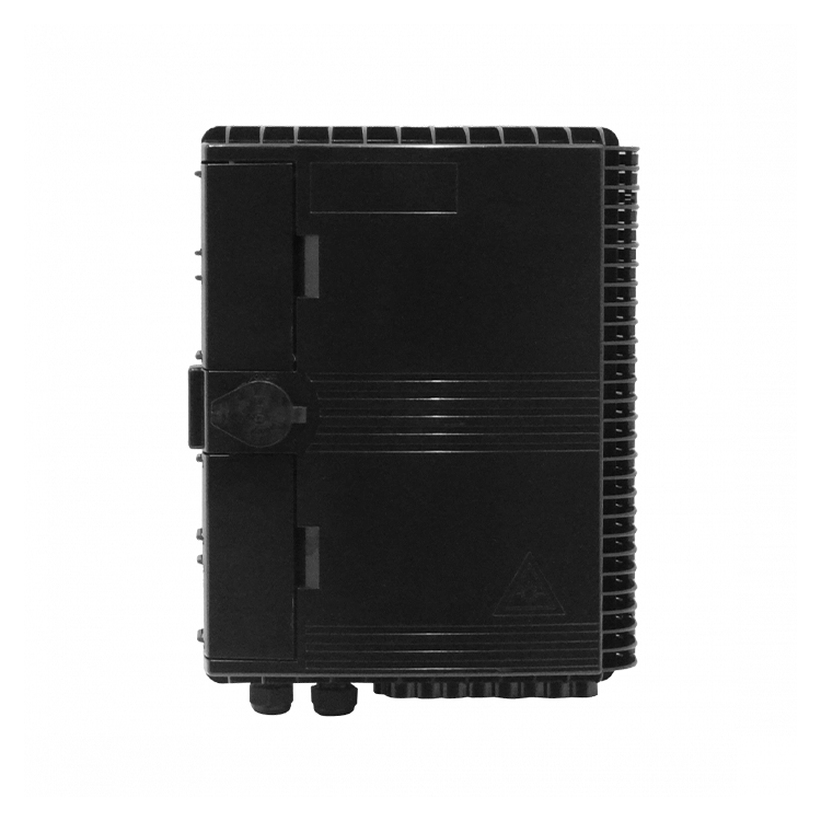 BOX-16N – Caja NAP de fibra óptica IP65 con llave (16 salidas, negra) Req Coplas