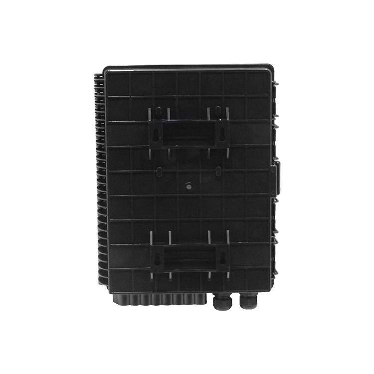 BOX-16N – Caja NAP de fibra óptica IP65 con llave (16 salidas, negra) Req Coplas