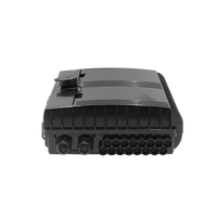 BOX-16N – Caja NAP de fibra óptica IP65 con llave (16 salidas, negra) Req Coplas imagen 6