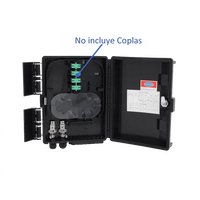 BOX-16N – Caja NAP de fibra óptica IP65 con llave (16 salidas, negra) Req Coplas imagen 7