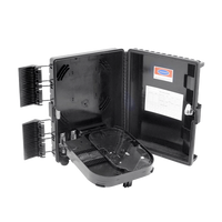 BOX-16N – Caja NAP de fibra óptica IP65 con llave (16 salidas, negra) Req Coplas imagen 5