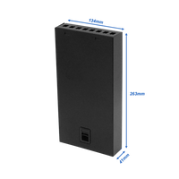 Caja de terminación para fibra óptica IP20 rectangular – BOX-8 NAP imagen 4