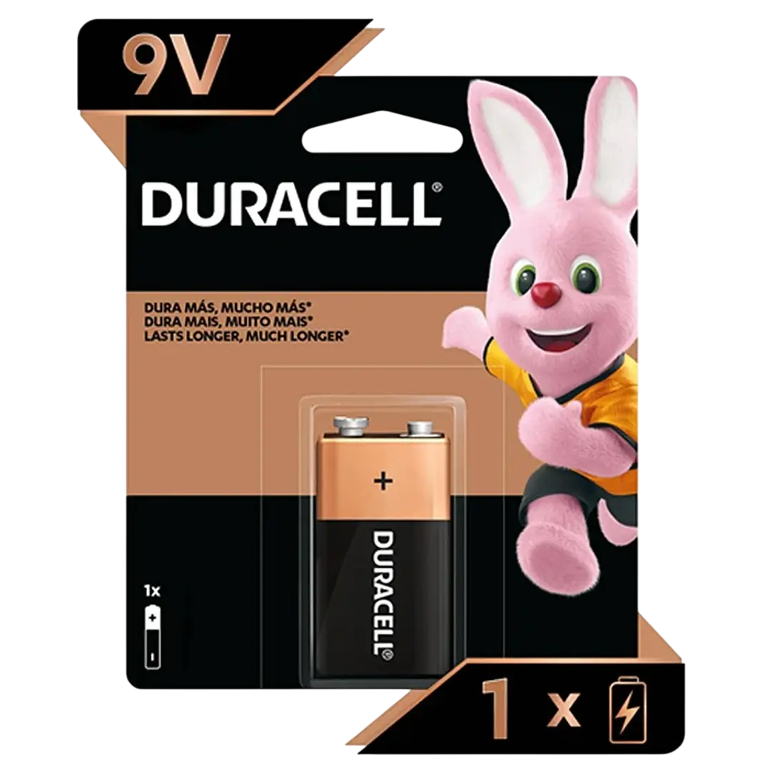 Batería Alcalina Duracell 9V