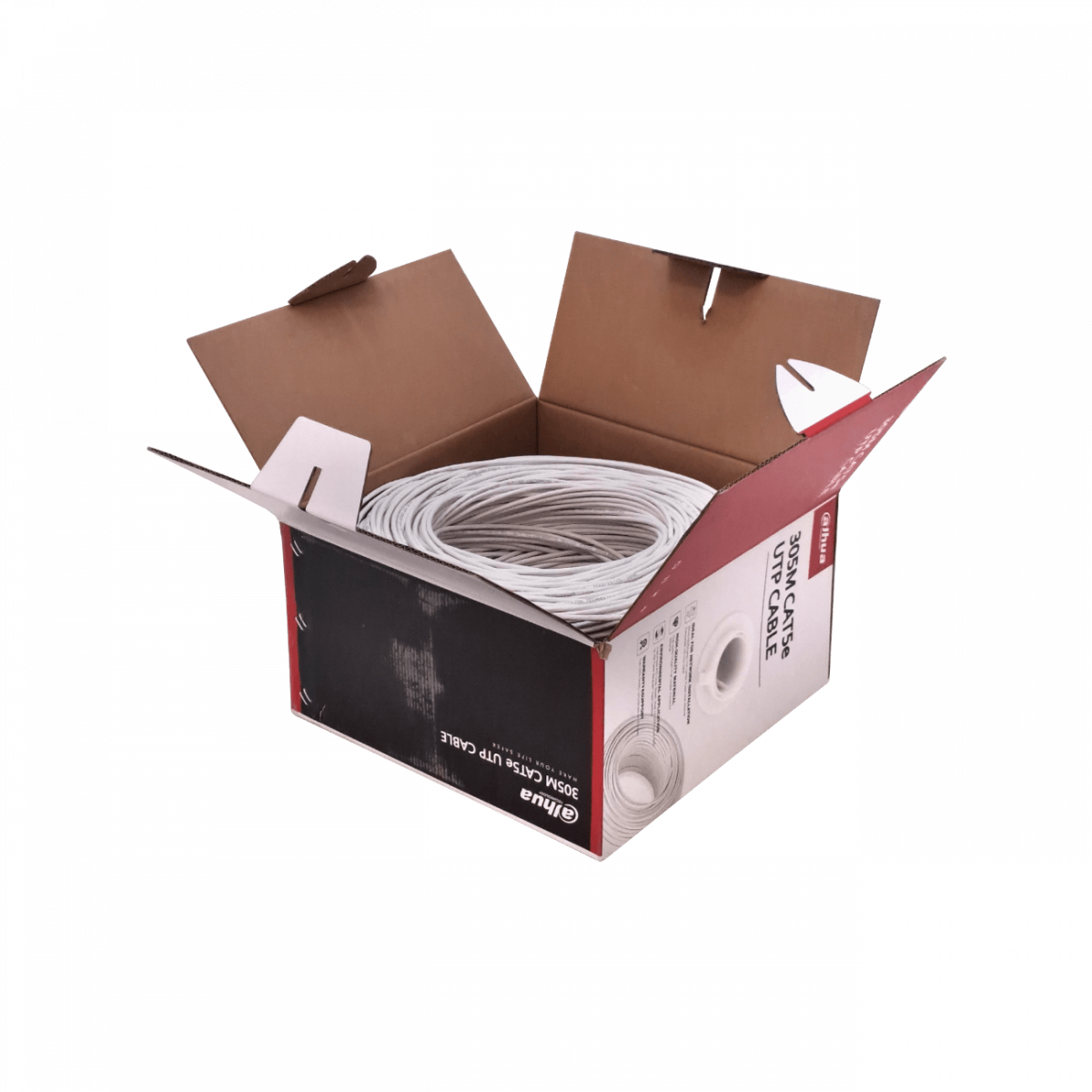 Cable de Red UTP Cat5e 305m Dahua PFM920I-5EUN 100% Cobre