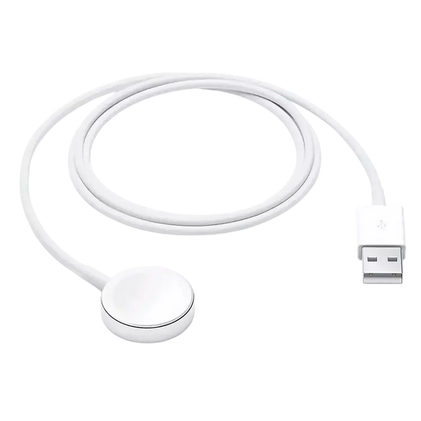 Cable Cargador Apple Inalámbrico Original Magsafe Usb-c Para Apple Watch Series / Ultra / Ultra 2 / AirPods (1 M) Blanco