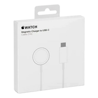 Cable Cargador Apple Inalámbrico Original Magsafe Usb-c Para Apple Watch Series / Ultra / Ultra 2 / AirPods (1 M) Blanco imagen 4