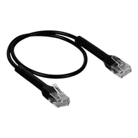 Cable Cat6 Ubiquiti Negro 30 cm (RJ45) imagen 1