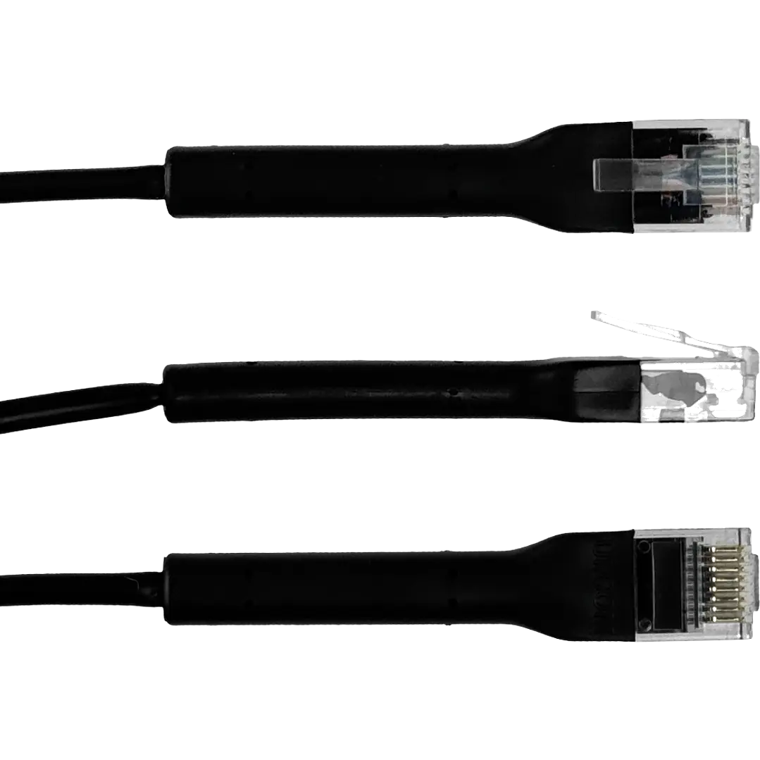 Cable Cat6 Ubiquiti Negro 30 cm (RJ45)