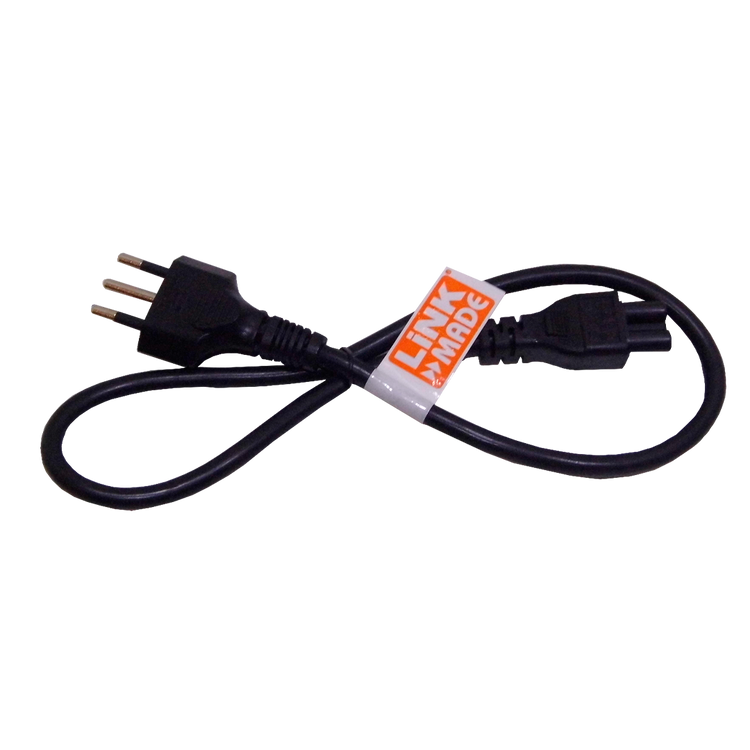 Cable De Alimentación Linkmade Trebol-c5 60cm 6a