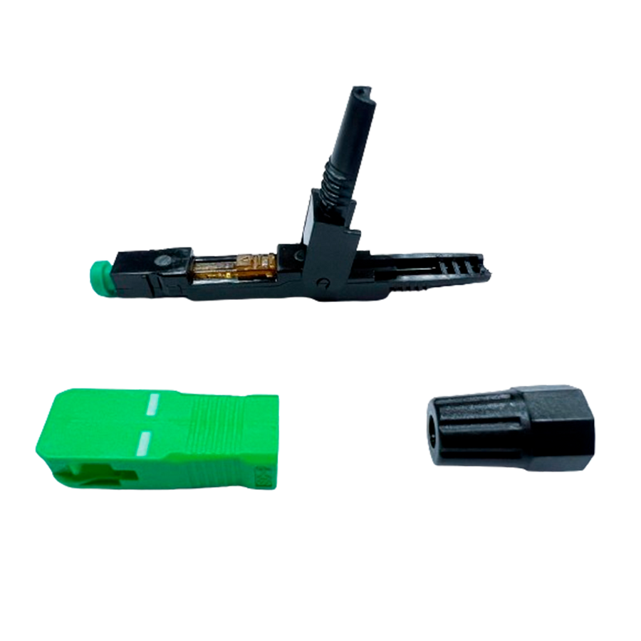 Conector Rápido SC/APC EasyFit para Fibra Óptica FTTH