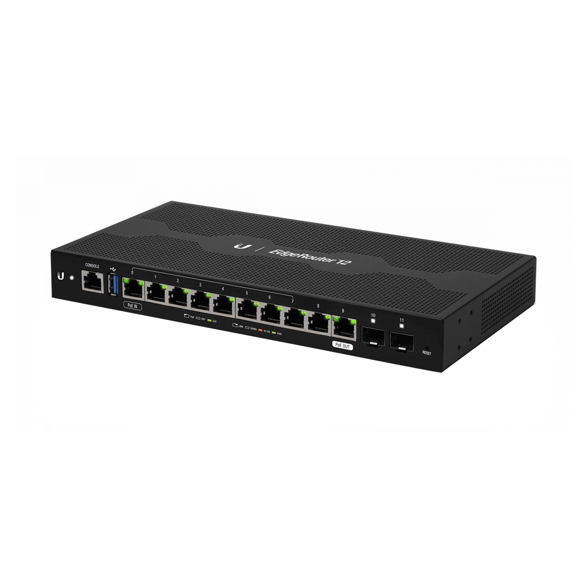 Router Gigabit 10×RJ45 + 2×SFP Ubiquiti Edge (ER-12)
