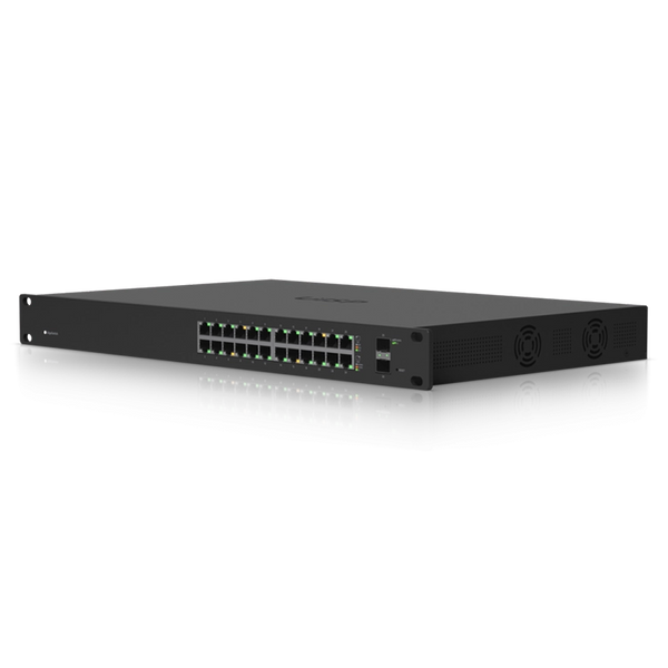 Edge Switch 24 PoE (250W) – ES-24-250W, 24 GbE + 2 SFP Admin-L3 DHCP