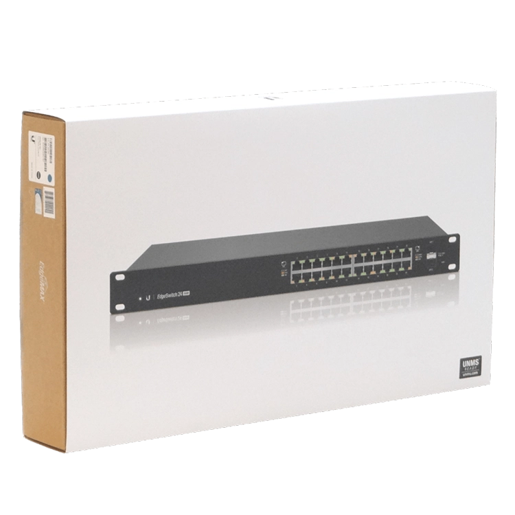 Edge Switch 24 PoE (250W) – ES-24-250W, 24 GbE + 2 SFP Admin-L3 DHCP