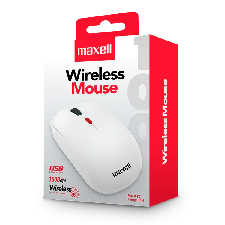 Mouse Inalámbrico 1600dpi Maxell
