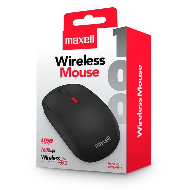 Mouse Inalámbrico 1600dpi Maxell