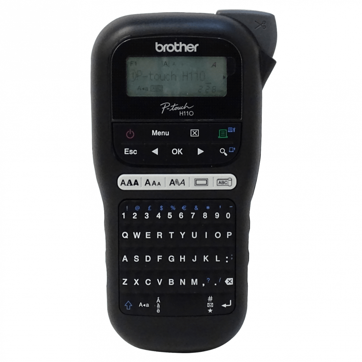 Rotuladora portátil Brother P-Touch PTH110 Negra