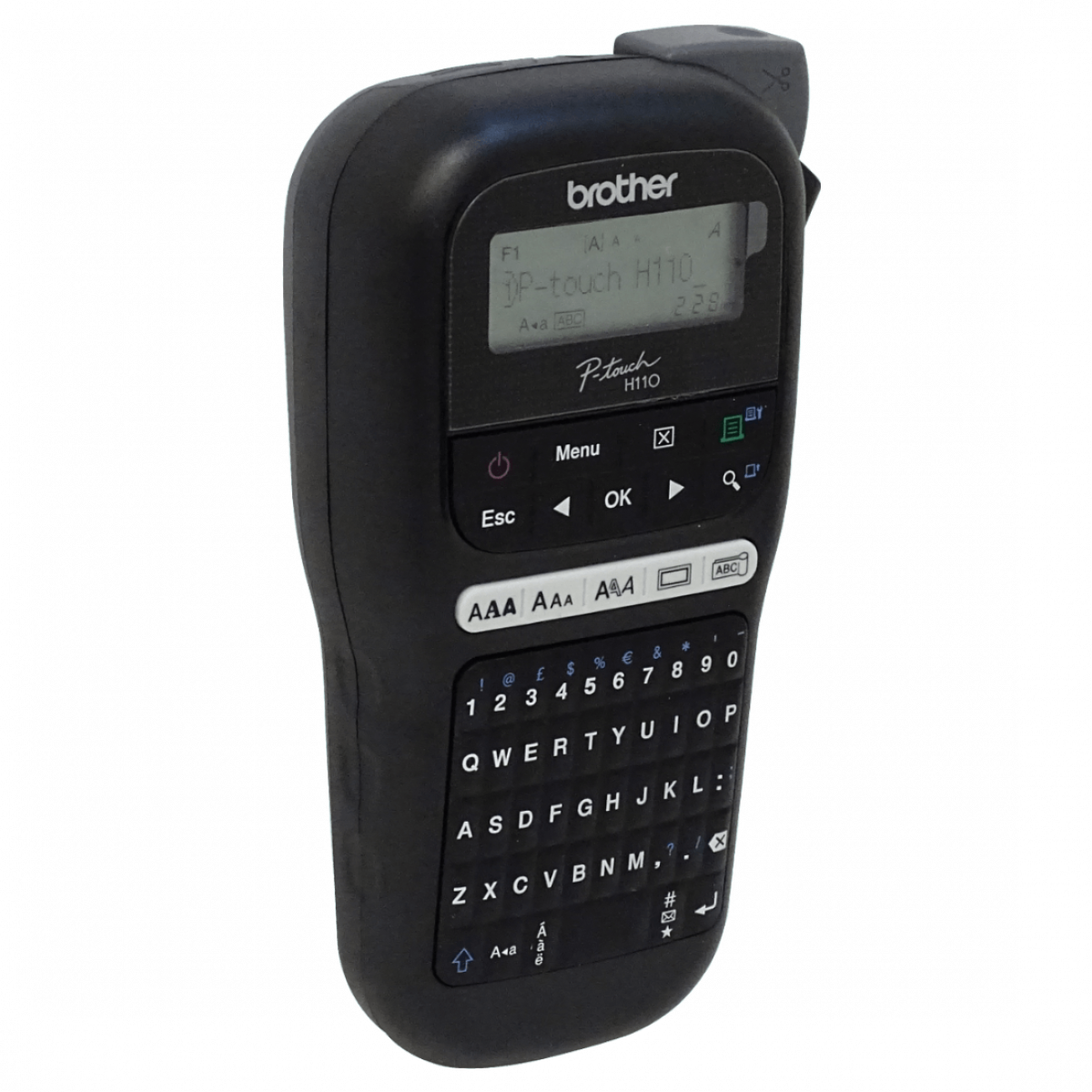 Rotuladora portátil Brother P-Touch PTH110 Negra