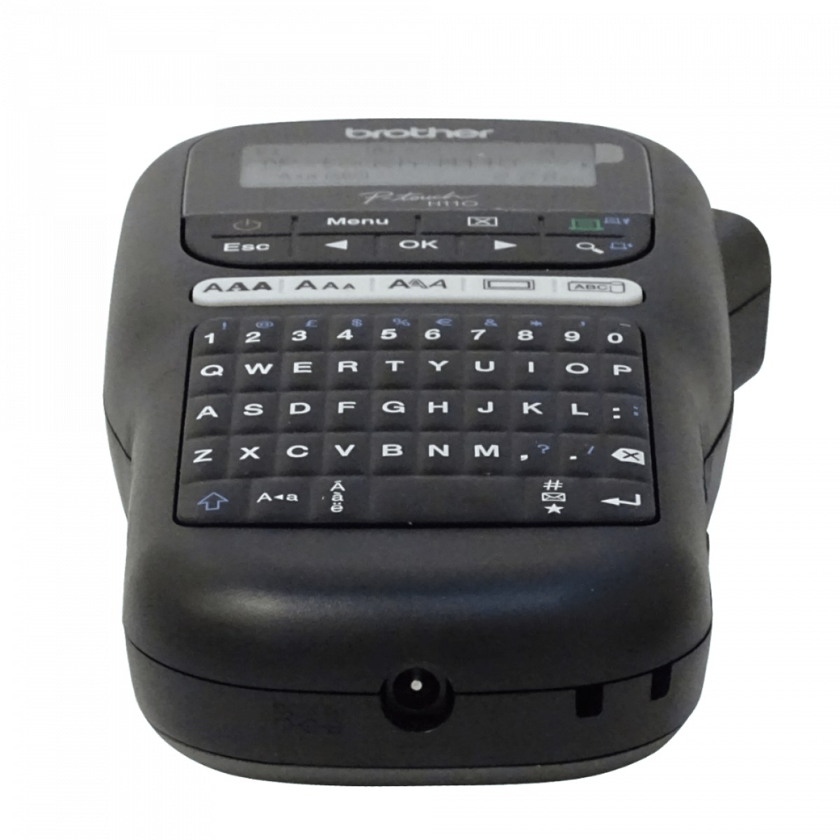 Rotuladora portátil Brother P-Touch PTH110 Negra