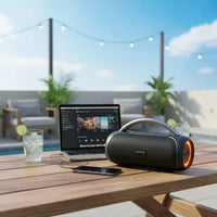 Parlante Bluetooth Aiwa 20w Portatil Ipx5 Con Tws Aws-10bt Negro imagen 6