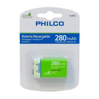 Pila/Batería Philco 9V 280mAh Recargable Ni-MH imagen 4