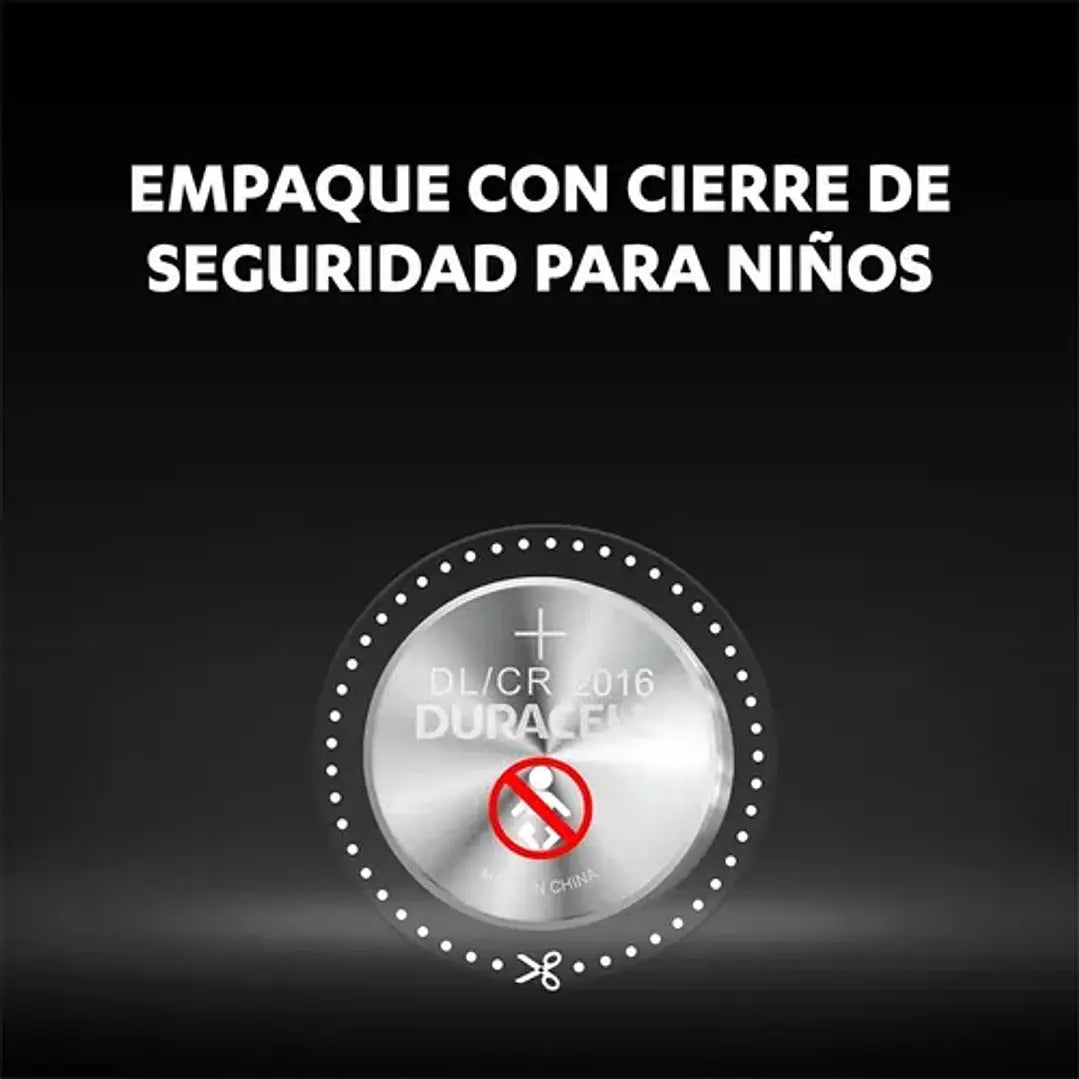 Pila Duracell 2016, (5 Pilas Cr2016 3v, Batería De Litio)