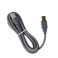 Pistola escáner de códigos Bisutime Bs-2013 RJ45 Usb Gris imagen 3