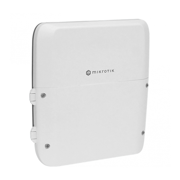 Router PoE exterior IP66 con 10G SFP+ y 2.5G MikroTik RB5009UPr+S+OUT