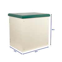 Rack de exterior 10U IP65 para muro/poste LINKMADE RK10-4LE imagen 5