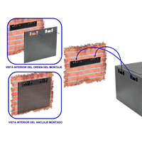 Rack 4U 45cm-Fondo Pared Linkmade Laterales-Remov imagen 4