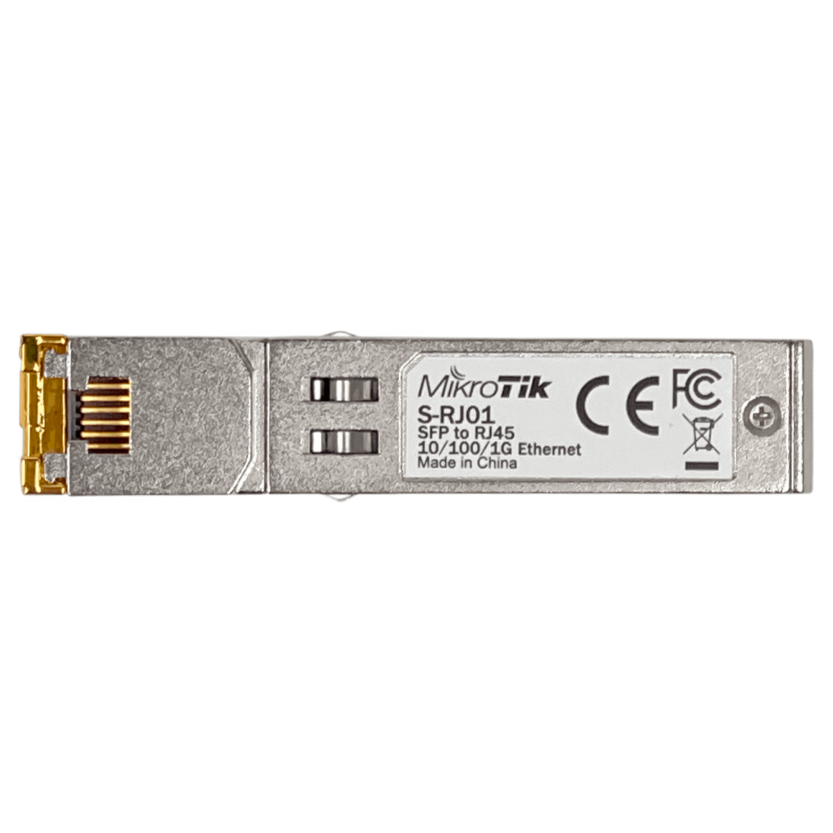 Módulo SFP RJ45 10/100/1000BASE-T (cobre) MikroTik S-RJ01
