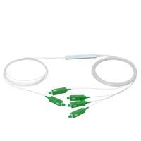 Splitter 1x4 SC/APC Divisor PLC p/EPON/GPON 200cm G657A1 0,9mm 1260-1650nm imagen 1