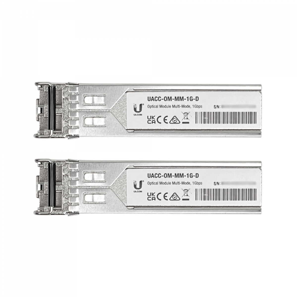Módulos SFP 1G MM Ubiquiti UF-MM-1G – (LC dúplex, 850 nm, 550 m)
