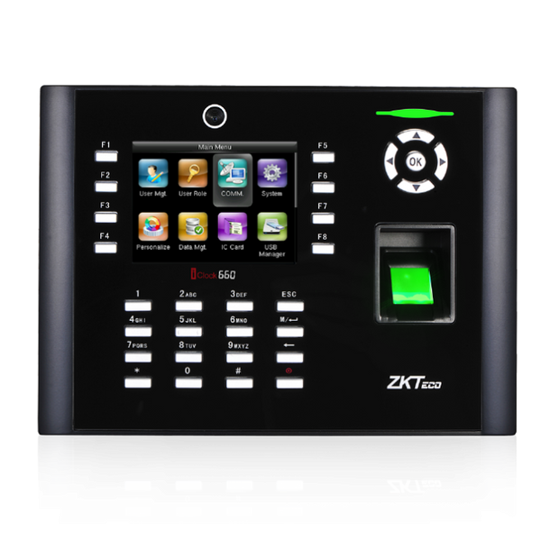 ZKTeco iClock 660 – Control de Asistencia Biométrico con Huella y Tarjeta