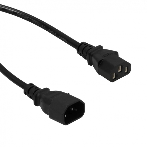 Cable de poder macho-hembra NCMC C13 a C14 1.8mts Ulink