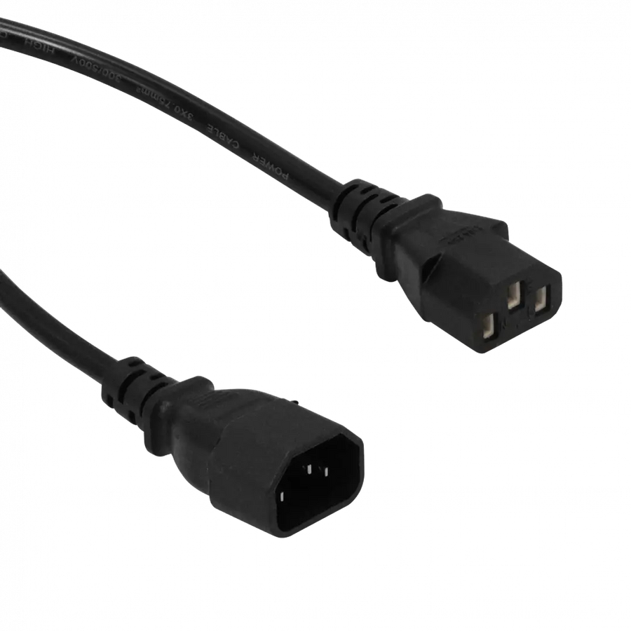 Cable de poder macho-hembra NCMC C13 a C14 1.8mts Ulink