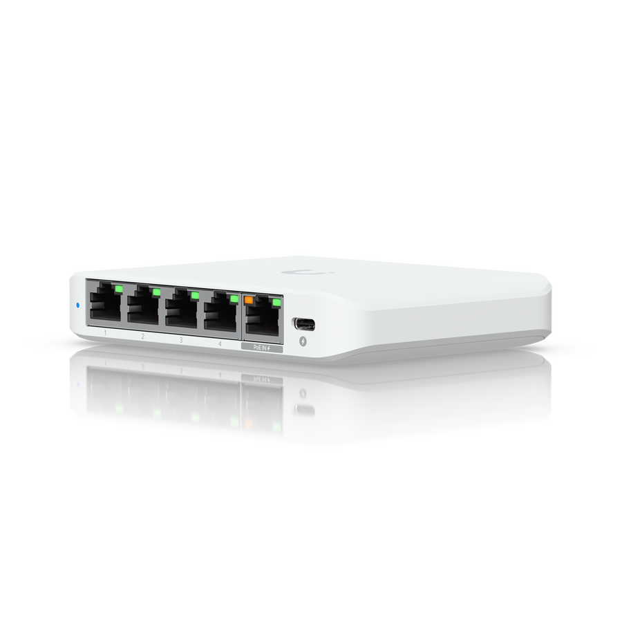 Switch Ubiquiti UniFi USW-Flex-2.5G-5 – 5 Puertos 2.5GbE